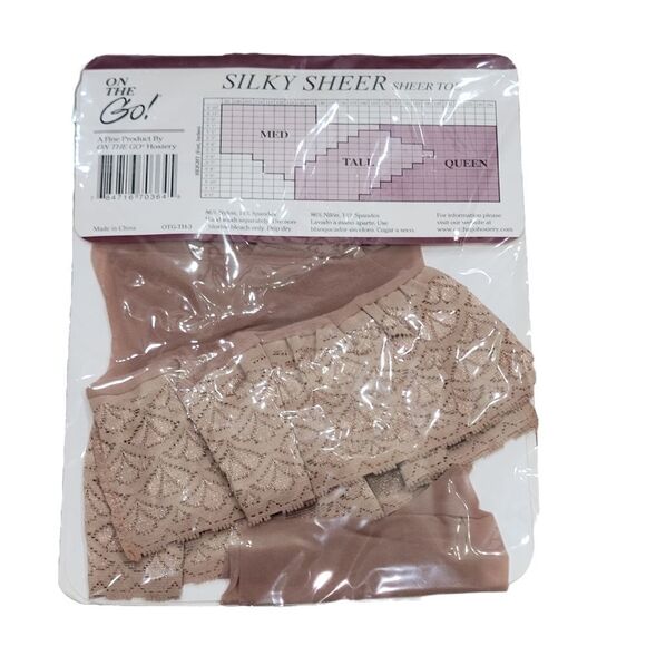 Thigh high lace top stocking - Picture 2 of 2